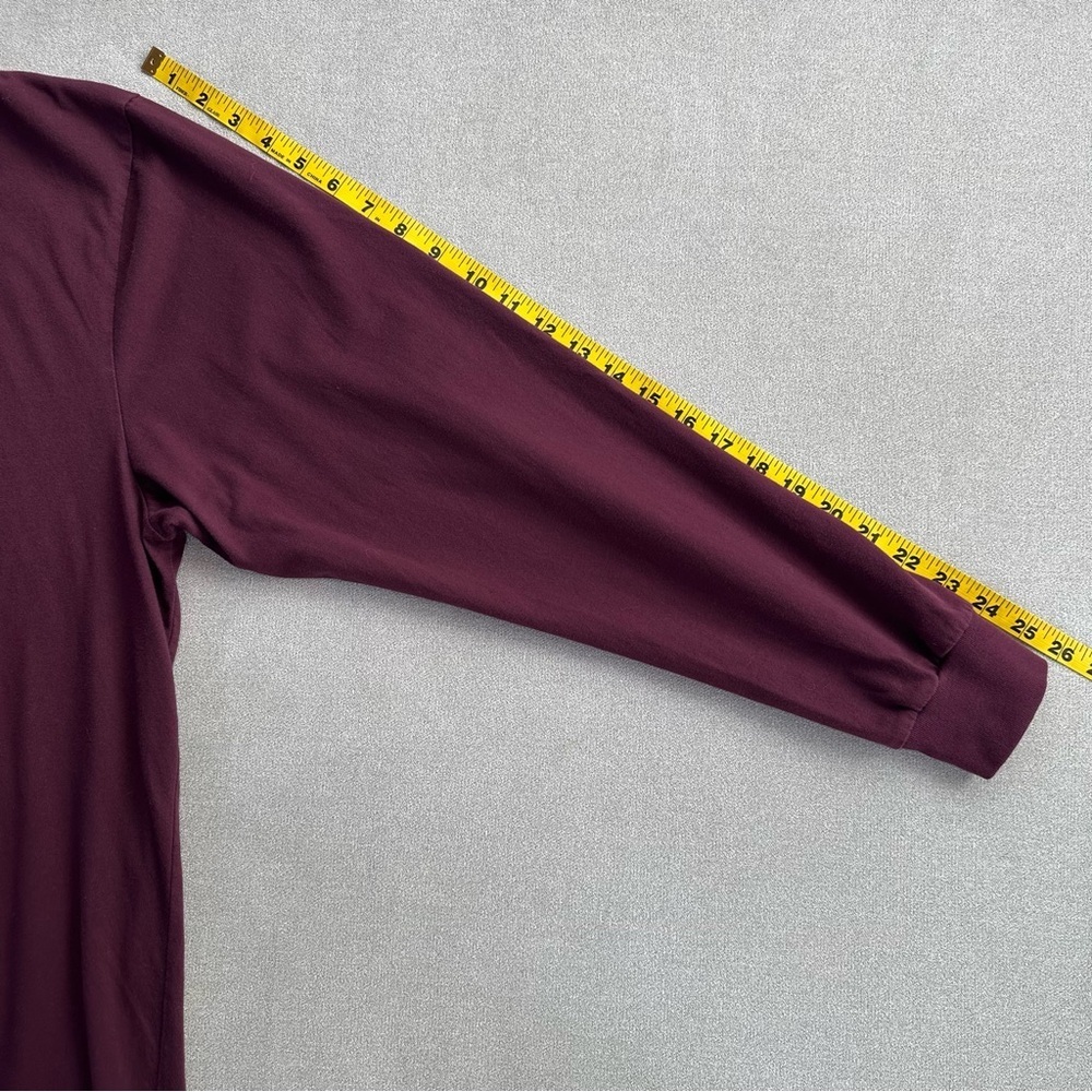 Vintage Polo Ralph Lauren Maroon Long Sleeve Shirt. 2XL Tall. - Picture 5 of 5
